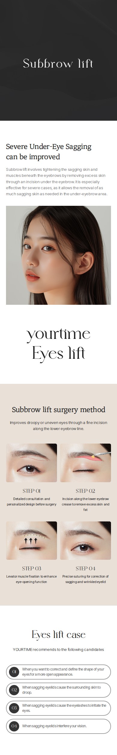 Subbrow lift
